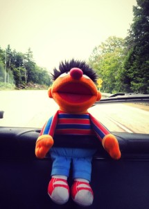 Ernie in the Hippie Van